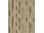 3D Vliesová tapeta na zeď, hnědá, imitace dřevěného obložení, lamely, M75608, Brut, Ugépa