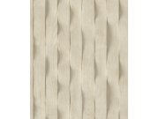 3D Vliesová tapeta na zeď, béžová, imitace dřevěného obložení, lamely, M75607, Brut, Ugépa