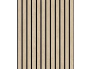 3D Vliesová tapeta na zeď, béžová, imitace dřeva, palubky, lamely, M80217, Artifice, Brut, Ugépa