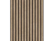 3D Vliesová tapeta na zeď, hnědá, imitace dřeva, palubky, lamely, M80208, Artifice, Brut, Ugépa