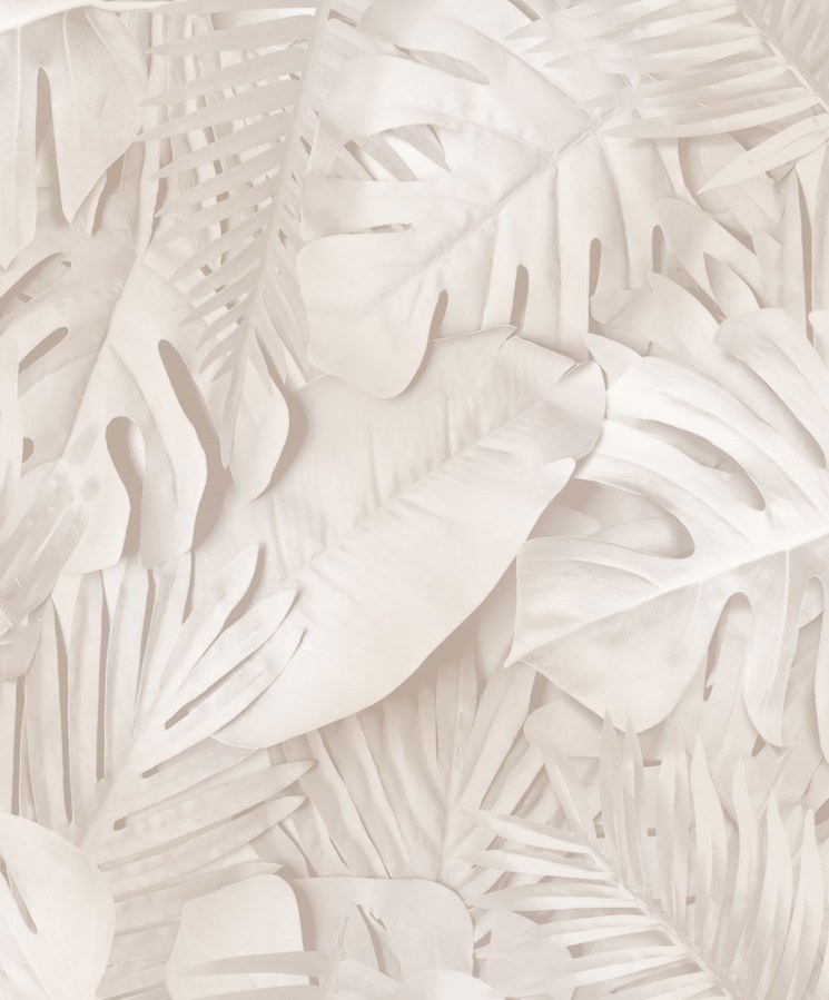 3D Vliesová tapeta na zeď, béžová, listy, M80007, Artifice, Ugépa - Vliesové tapety