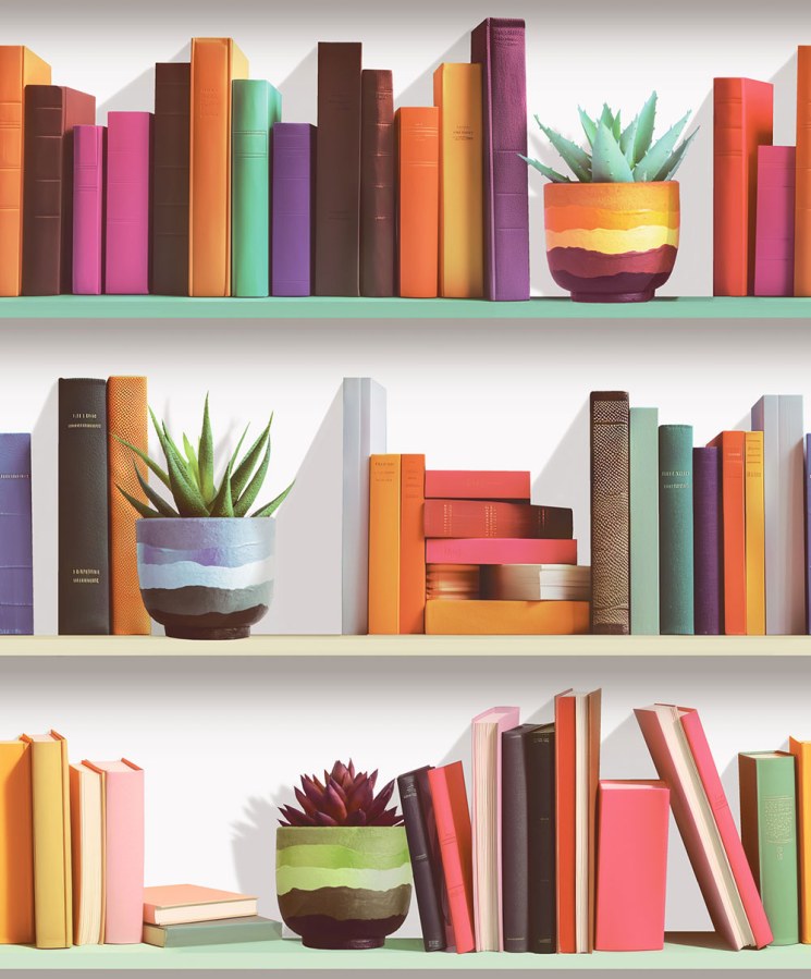 Vliesová tapeta na zeď, šedá, police, knihovna, M79510, Artifice, Ugépa - Vliesové tapety