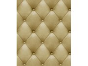 Vliesová tapeta na zeď, zlato-hnědá, polstrování, M76202, Artifice, Ugépa