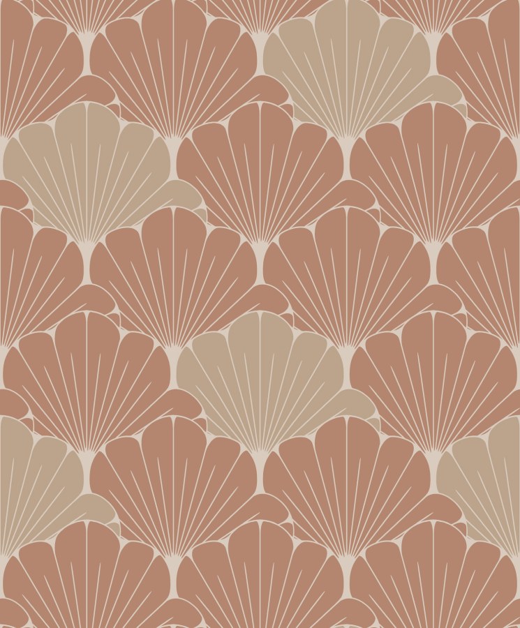 Hnědo-zlatá květinová vliesová tapeta na zeď, M64005, Elegance, Ugepa - Vliesové tapety