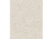 Béžová vliesová tapeta na zeď, mořské vlny, M62907, Elegance, Ugepa Tapety Yara - Ugépa