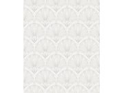 Bílo-stříbrná vliesová tapeta Art Deco, M53300, Elegance, Ugepa