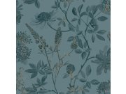Tapety Yara Ugépa - Zelená vliesová květinová tapeta na zeď, M45814, Elegance, Ugepa Zelená vliesová květinová tapeta na zeď, M45814, Elegance, Ugepa