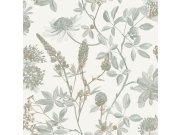 Zelená vliesová květinová tapeta na zeď, M45804, Elegance, Ugepa