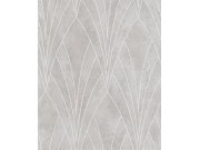 Tapety Yara Tapety dle materiálu Vliesové tapety - Šedá geometrická tapeta na zeď, Art Deco, L85607, Elegance, Ugepa Šedá geometrická tapeta na zeď, Art Deco, L85607, Elegance, Ugepa