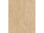Okrová geometrická tapeta na zeď, Art Deco, L85602, Elegance Ugepa