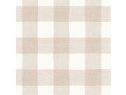 Šedo-béžová vliesová tapeta na zeď, káro, 17157, MiniMe, Cristiana Masi by Parato