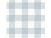 Modro-bílá vliesová tapeta na zeď, káro, 17156, MiniMe, Cristiana Masi by Parato