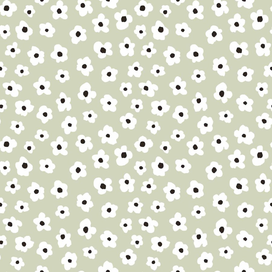 Zelená květinová vliesová tapeta na zeď, 17137, MiniMe, Cristiana Masi by Parato - Vliesové tapety