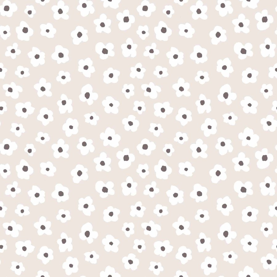 Šedá květinová vliesová tapeta na zeď, 17136, MiniMe, Cristiana Masi by Parato - Vliesové tapety