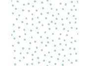 Bílá vliesová tapeta s modrými puntíky, 17121, MiniMe, Cristiana Masi by Parato