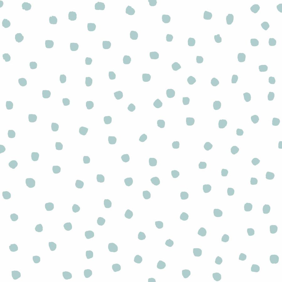 Bílá vliesová tapeta s modrými puntíky, 17121, MiniMe, Cristiana Masi by Parato - Vliesové tapety