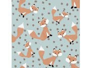 Tapety Yara Tapety dle materiálu Vliesové tapety - Modrá dětská vliesová tapeta se zvířátky, 17116, MiniMe, Cristiana Masi by Parato Modrá dětská vliesová tapeta se zvířátky, 17116, MiniMe, Cristiana Masi by Parato