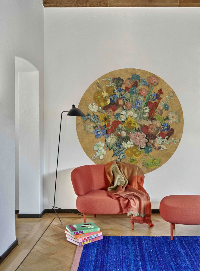 Kruhová obrazová vliesová tapeta na zeď, 5028601, Van Gogh III, BN Walls - Vliesové tapety