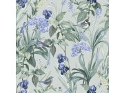 Vliesová tapeta s květinami a ptáčky, M64784D, Botanique, Ugepa