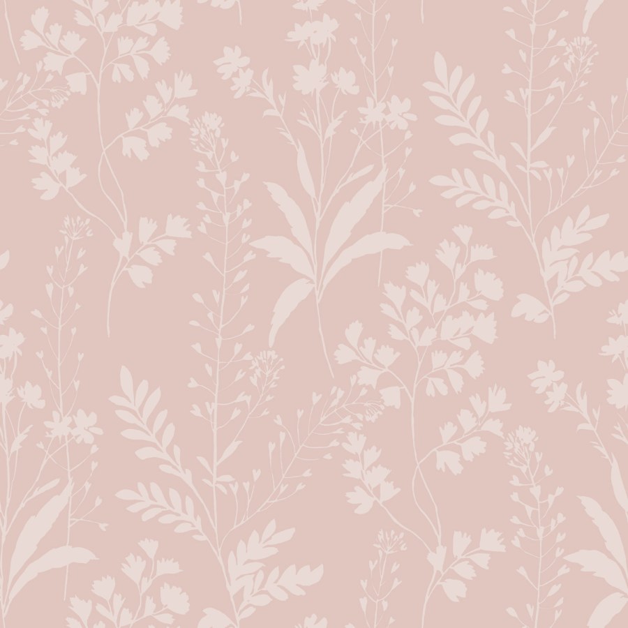 Růžová vliesová tapeta na zeď, listy, M52813, Botanique, Ugepa