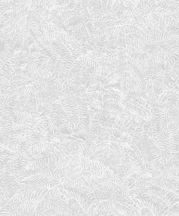 Šedá vliesová tapeta na zeď, větvičky, listy, M49800, Botanique, Ugepa - Vliesové tapety