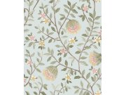 Tapety Yara Tapety dle materiálu Vliesové tapety - Zelená květinová vliesová tapeta na zeď, B19924, Botanique, Ugepa Zelená květinová vliesová tapeta na zeď, B19924, Botanique, Ugepa