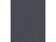 Modrá vliesová tapeta na zeď, větvičky, listy, 221352, Botanical, BN Walls