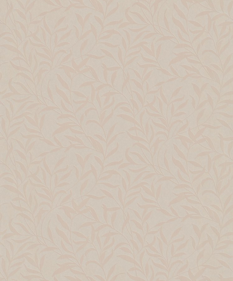Béžová vliesová tapeta na zeď, větvičky, listy, 221351, Botanical, BN Walls - Vliesové tapety