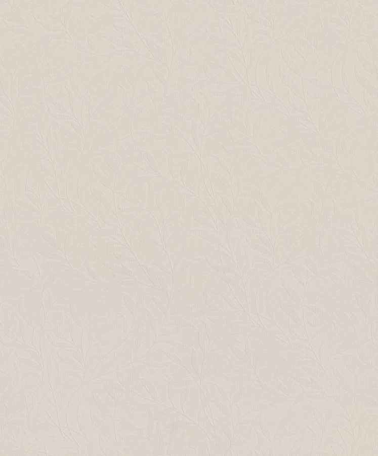 Krémová vliesová tapeta na zeď, větvičky, listy, 221350, Botanical, BN Walls - Vliesové tapety