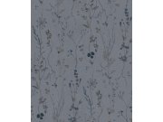 Modrá vliesová tapeta s lučními květinami, 221341, Botanical, BN Walls