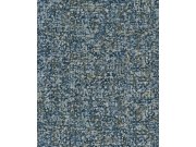 Modrá vliesová tapeta na zeď, abstraktní květinový vzor, 221331, Botanical, BN Walls