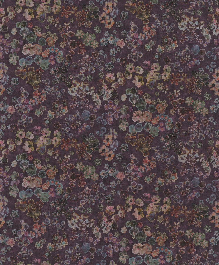 Tapety Yara - Tapety dle materiálu - Vliesové tapety - Fialová vliesová květinová tapeta na zeď, 221300, Botanical, BN Walls Fialová vliesová květinová tapeta na zeď, 221300, Botanical, BN Walls - Vliesové tapety