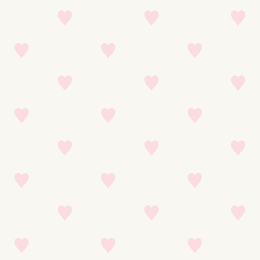 Metalická vliesová tapeta s růžovými srdíčky - 347705, Precious, Origin - Tapety na zeď