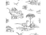 Vliesová tapeta na zeď, Dinosauři 139269, Forest Friends, Esta Tapety Yara - Esta Home