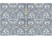 Vliesová obrazová tapeta na zeď, modrá, květiny, 125400, William Morris At Home