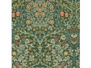 Vliesová tapeta na zeď, zelená, květiny, listy, 124252, William Morris At Home
