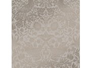 Vliesová tapeta na zeď, šedo-béžová, květiny, ptáci, 124238, William Morris At Home