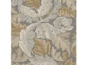 Vliesová tapeta na zeď, šedo-béžová, listy, 124226, William Morris At Home Tapety Yara - William Morris At Home