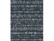 Vliesová tapeta na zeď, modrá, batika, pruhy, 340264, Solange, Eijffinger