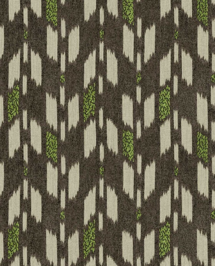 Vliesová tapeta na zeď, černá, imitace látky, 340244, Solange, Eijffinger Vliesová tapeta na zeď, černá, imitace látky, 340244, Solange, Eijffinger