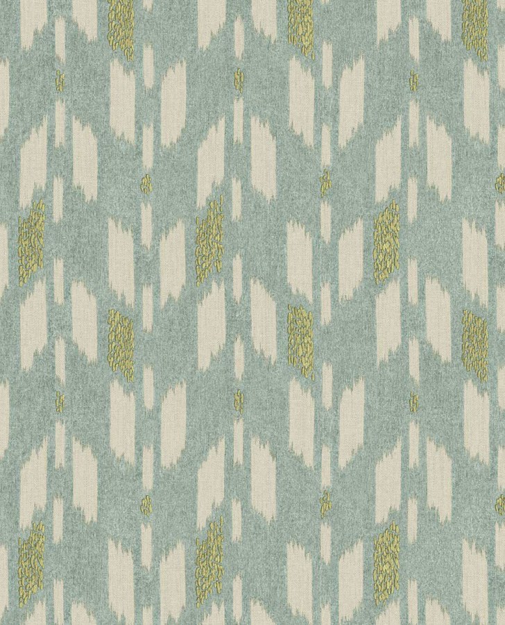 Vliesová tapeta na zeď, zelená, imitace látky, 340243, Solange, Eijffinger - Vliesové tapety