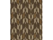 Vliesová tapeta na zeď, hnědá, imitace látky, 340242, Solange, Eijffinger