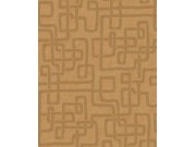 Vliesová tapeta na zeď, hnědá, imitace látky, 340235, Solange, Eijffinger Tapety Yara - Eijffinger