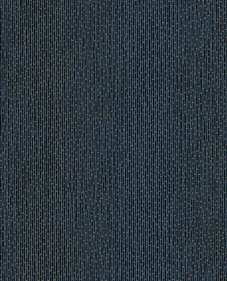 Vliesová tapeta na zeď, modrá, proužky, 340224, Solange, Eijffinger - Vliesové tapety