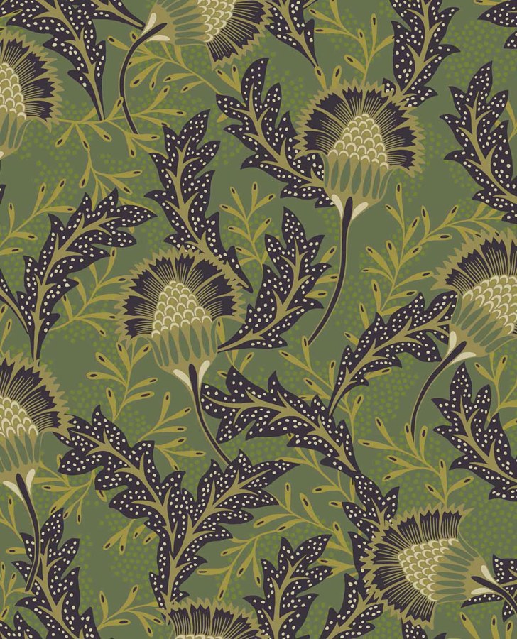 Tapety Yara - Tapety dle materiálu - Vliesové tapety - Vliesová tapeta na zeď, zelená, květiny, 340216, Solange, Eijffinger Vliesová tapeta na zeď, zelená, květiny, 340216, Solange, Eijffinger - Vliesové tapety