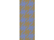 Modro-zelená vliesová obrazová tapeta na zeď, kohoutí stopa, 333675, Revive, Eijffinger