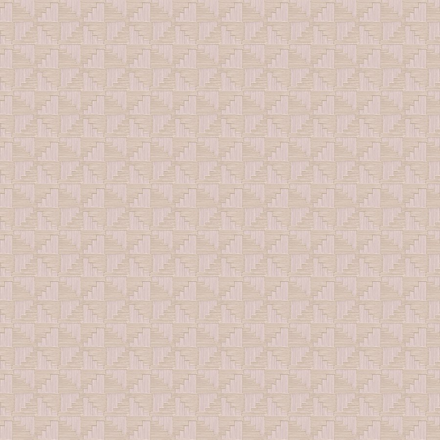 Šedo-béžová vliesová geometrická retro tapeta na zeď, 333650, Revive, Eijffinger - Vliesové tapety