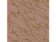 Růžovo-zlatá vliesová tapeta na zeď, 333642, Revive, Eijffinger