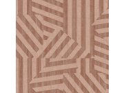 Růžová vliesová geometrická retro tapeta na zeď, 333633, Revive, Eijffinger