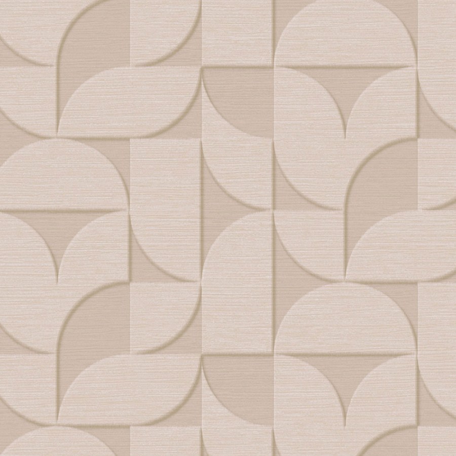 Tapety Yara - Tapety dle materiálu - Vliesové tapety - Béžová vliesová geometrická retro tapeta na zeď, 333610, Revive, Eijffinger Béžová vliesová geometrická retro tapeta na zeď, 333610, Revive, Eijffinger - Vliesové tapety